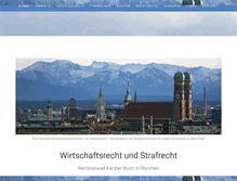 Tablet Screenshot of anwalt-in-muenchen.com